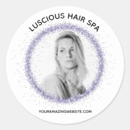 *~*写真アップロード製品ロゴラベル封筒シール ラウンドシール