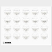 写真アドレスのスタンプの追加 ラウンドシール (シート)