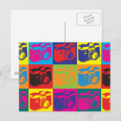 写真アポップ・アートのート ポストカード (正面/裏面)