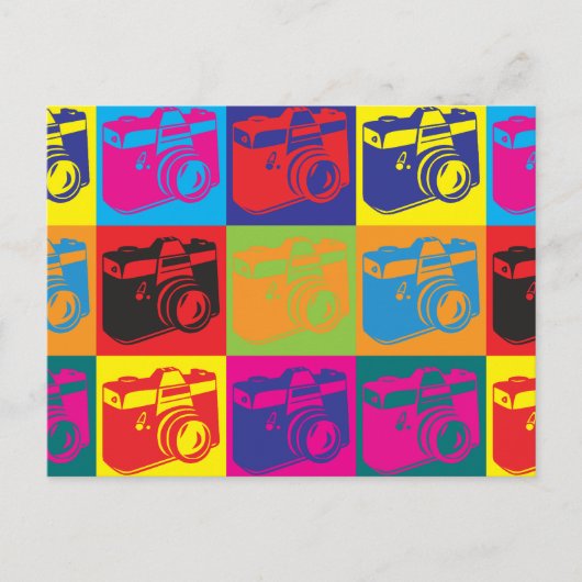 写真アポップ・アートのート ポストカード (正面)