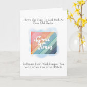 写真アルバムの記憶 カード (黄色い花)