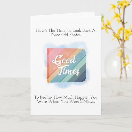 写真アルバムの記憶 カード (黄色い花)