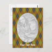 写真アーガイルのパターン ポストカード (正面/裏面)