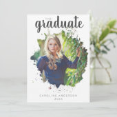 写真アートスプラッシュ卒業発表 招待状 (スタンド正面)