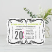 写真アールデコモダンの招待 招待状 (スタンド正面)