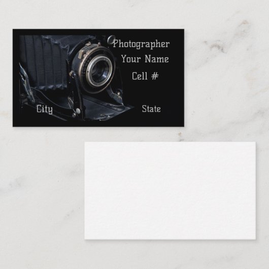 写真イベントサービス 名刺 (正面/裏面)