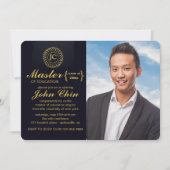 写真インスパイア卒業パーティー招待状 招待状 (正面)