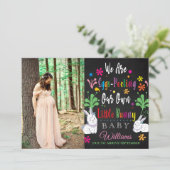 写真イースター妊娠の発表 案内状 (スタンド正面)