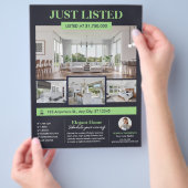 写真エステー実在ト新しいホーム編集可能リストフライヤー チラシ (手)