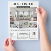 写真エステー実在ト新しいホーム編集可能リストフライヤー チラシ (手)