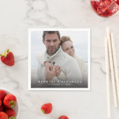 写真エレガモダンントウェディングナプキン スタンダードカクテルナプキン (インサイチュ)