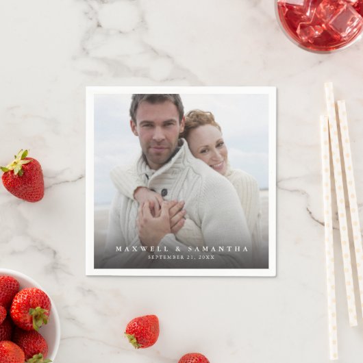 写真エレガモダンントウェディングナプキン スタンダードカクテルナプキン (インサイチュ)