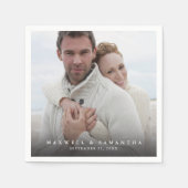 写真エレガモダンントウェディングナプキン スタンダードカクテルナプキン (正面)