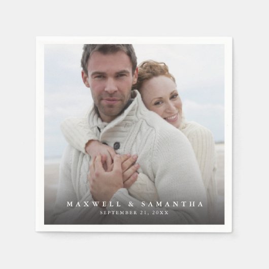 写真エレガモダンントウェディングナプキン スタンダードカクテルナプキン (正面)