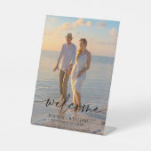 写真エレガモダンントウェディングポスター 台座サイン (正面)