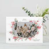 写真エレガントとビジネスのロゴ | 最も幸せな シーズンカード (スタンド正面)