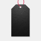 写真エレガントと名前（黒アクセント） ギフトタグ (裏面)