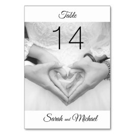 写真エレガントのテー結婚ブル・カード テーブルナンバー