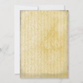 写真エレガントのモダンタイポグラフィ日付カードの保存 (裏面)