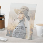 写真エレガントの卒業へようこそ 台座サイン (インサイチュ)