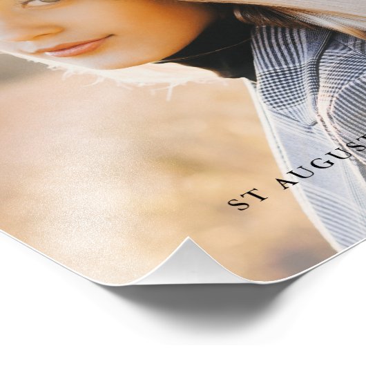 写真エレガントの卒業歓迎ポスター フォトプリント            (角)