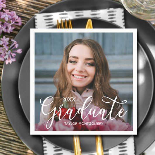 写真エレガントの卒業記念パーティー スタンダードカクテルナプキン