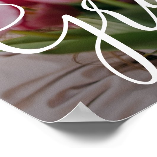 写真エレガントの卒業記念パーティー ポスター (角)