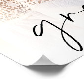 写真エレガントの卒業記念パーティー ポスター (角)