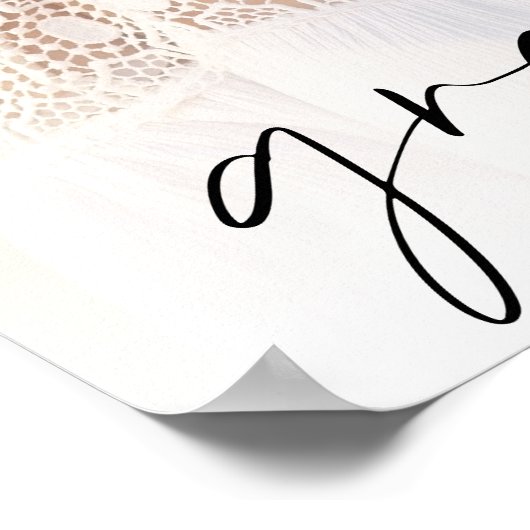 写真エレガントの卒業記念パーティー ポスター (角)