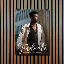 写真エレガントの卒業記念パーティー ポスター