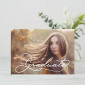 写真エレガントの卒業記念パーティー 招待状 (スタンド正面)