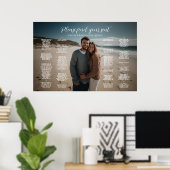 写真エレガントの座席プ結婚ラン ポスター (ホームオフィス)