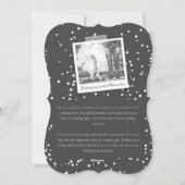 写真エレガントの後ずっと楽しく結婚栄える シーズンカード (裏面)