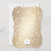 写真エレガントの後ずっと楽しく結婚栄える シーズンカード (裏面)