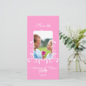 写真エレガントの日救付Pink Satin セーブザデート (スタンド正面)