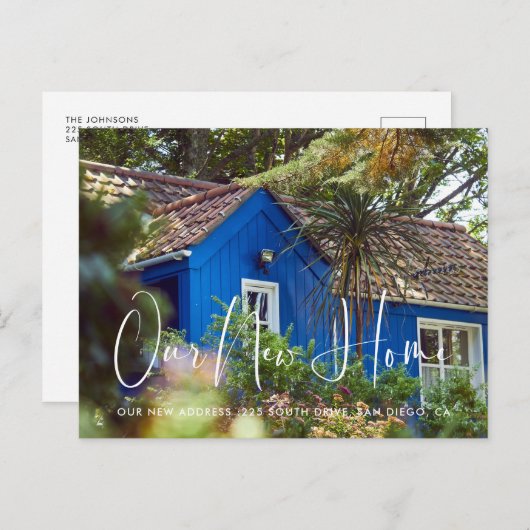 写真エレガントの移モダン動の発表 ポストカード (正面/裏面)