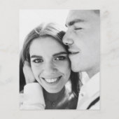 写真エレガントの結婚ウェルカムレターの日程 チラシ (裏面)