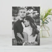 写真エレガントの結婚サンキューカード サンキューカード (スタンド正面)