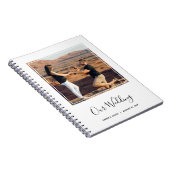写真エレガントの結婚ノート ノートブック (右側)
