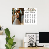 写真エレガントの結婚座席表、20台 ポスター (ホームオフィス)