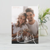 写真エレガントの結婚式のスクリプトの日付の保存 セーブザデート (スタンド正面)