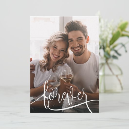 写真エレガントの結婚式のスクリプトの日付の保存 セーブザデート (スタンド正面)