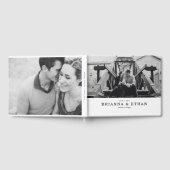 写真エレガントの結婚数 ゲストブック (全面)