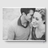 写真エレガントの結婚数 ゲストブック (裏面)