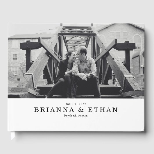 写真エレガントの結婚数 ゲストブック (正面)