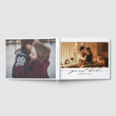 写真エレガントの結婚数 ゲストブック (全面)