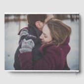 写真エレガントの結婚数 ゲストブック (裏面)