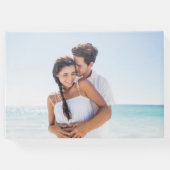 写真エレガントの結婚数 ゲストブック (裏面)