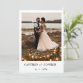 写真エレガントの結婚数 セーブザデート (スタンド正面)