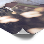 写真エレガントの結婚歓迎サイン ポスター (角)